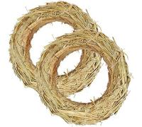 Couronne de paille Ø18cm - 10 pièces Nature - Couronne de l'Avent, couronne funéraire, matériel de bricolage