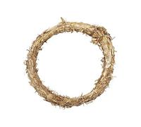 couronne de paille marron 21 cm