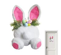 Couronne De Pâques - Guirlande Saisonnière Printanière, Décoration De Pâques | Ensemble De Couronnes De Fesses De Lapin, Décorations Extérieures, Parfaites pour Une Fête À La Ferme, Un Anniversaire,
