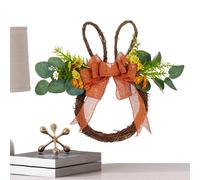 Couronne de Pâques pour extérieur | Décoration de lapin avec couronnes de Pâques pour porte principale extérieure, intérieur, extérieur, maison, fenêtre, mur, chambre, salon printemps