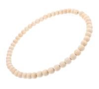 Couronne de Perles en Bois Anneau Acier Inoxydable | Armature Réutilisable, Style Bohème Rustique, pour Arrangements Floraux et Attrape Rêves, Kaki