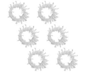 Couronne de plumes - Bandeau de fleurs LED accrocheur - Couronne de cheveux avec plusieurs modes clignotants pour s'amuser en famille