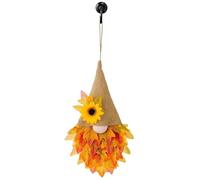 Couronne de Porte Automnale - Couronne Artificielle d'automne - Décoration Festive avec Gnomes pour Extérieur Fête Récolte Mur Porte Entrée Maison Décoration Fête