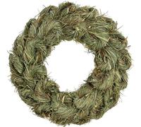 Couronne de porte Nature Ø30cm Couronne de foin pour décoration champêtre & mariage