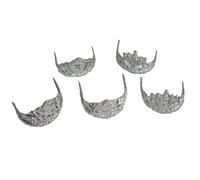 Couronne De Poupées Pour Filles, 5 Pièces, Motif Mixte, Style Aléatoire, Bijoux, Vêtements, Robe Fantaisie, Accessoires De Fête