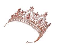 Couronne de princesse avec strass pour mariage, anniversaire, vacances