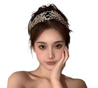 Couronne de princesse en alliage avec strass Postiche léger et pratique pour enfants et adultes