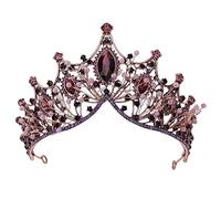 Couronne de princesse, Strass Cristal, déesse, reine, Déguisement de Noël, cosplay, Mariée Proms De Mariage Concours Princesse Parties, casque en or