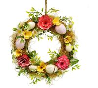 Couronne de printemps avec œufs et fleurs Ø25 cm