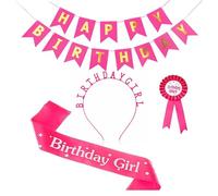 Couronne De Roi D'anniversaire Pour Garçons - Ensemble De Bandeau Réglable En Tissu, Ceinture D'anniversaire Royale Pour , Pack D'accessoires De Diadème Festif, Kit D'accessoires De Fête | Four