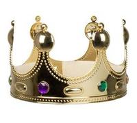 couronne de roi or pierres colorées enfant - boland 01316 Jaune G