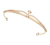 Couronne de Strass Étincelante Coiffe de Mariée Élégante pour Filles | Cristal Verre et Alliage de Zinc, Éclat sous Lumière, Tient Bien en Photo, pour Coiffure Nuptiale
