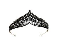 Couronne de strass noir vintage pour Anniversaire, Mariage