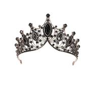 Couronne de strass noir vintage pour Anniversaire, Mariage