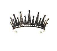 Couronne de strass noir vintage pour Anniversaire, Mariage