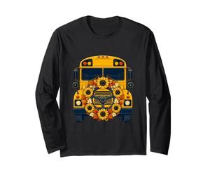 Couronne de Tournesol pour Chauffeur de Bus Scolaire Manche Longue