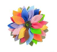 Couronne de tournesol pour intérieur de vacances, décoration artificielle à suspendre conçue pour une option d'affichage toute l'année (A)