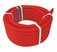 Somatherm Couronne de tube PER gainé SOMATHERM FOR YOU Rouge Ø12 mm 15 m - Installation rapide