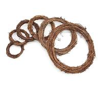 Couronne de vigne en rotin - Décoration de Noël - Pour Noël, vacances, mariage, porte - Décoration murale