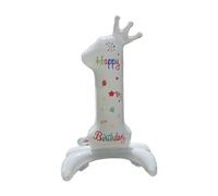 Couronne Debout De Ballon Numérique Fête D'anniversaire 32 Pouces Petit Film Numérique En Aluminium Frais Colonne Dégradée Décorations D'anniversaire Romantiques Pour Décoration Gâteau