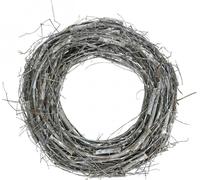 Couronne décorative Ø30cm blanchie Couronne de printemps orme vignes Pâques Couronne de porte en bois