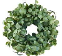 Couronne décorative 66,04 cm - Couronne d'eucalyptus - Couronne saisonnière - Couronne de porte - Couronne décorative toute l'année - Pour l'intérieur et l'extérieur