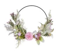 Couronne d'été de 9, 8 Pouces, Simulation décorative élégante Couronne de Porte d'entrée Artificielle pour la fête des Vacances 'été décor