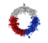 Couronne d'étoiles à suspendre pour les célébrations du 4 juillet ajoute de la joie à votre décoration de vacances (taille M)