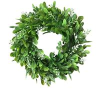 Couronne D'eucalyptus Artificielle Verte en PVC, Décorative
