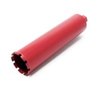 Wiltec Foret diamant pour Carotteuse Ø 102mm Métal fritté Forage à sec et Humide Chantier Carrelage Béton Trépan Couronne Diamant