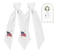 Couronne du 4 juillet | 2 pièces 250e résistant aux intempéries - Guirlande de porte d'entrée de vacances, pour festival d'été, fête de l'indépendance, événement, fête, fenêtre murale