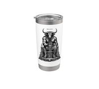Couronne du roi infernal Moloch Gobelet isotherme en acier inoxydable double paroi