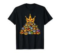 Couronne du Roi maléfique sur Le trône des couronnes royales tombées T-Shirt