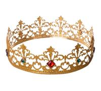 Couronne du roi sorcier doré - DisfraZZes - Taille unique - Multicolore - Genre mixte - Couleur principale jaune