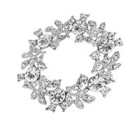 Couronne élégante et sophistiquée - Accessoire de couleur vive portable pour enfants et adultes tendance - Tenue élégante - Broche minimaliste en forme de fleur, taille unique, Comme décrit