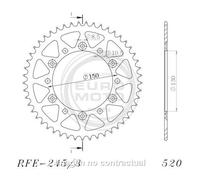 Supersprox Steel Honda 520x43 Rfe2453x43blk Rear Sprocket Argenté 43t