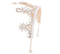 Couronne en Cristaux 15x9,5cm en Alliage, Diadème Élégant pour Mariée