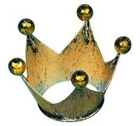 Couronne en métal mini 3 cm G