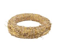 Couronne en paille, nature, non - soudée, 25 cm ø