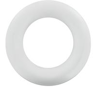 Couronne en polystyrène - Rayher - Grand format - Couleur blanche - Mixte
