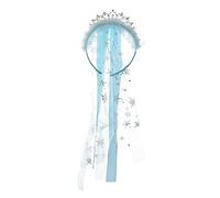 Couronne Fleurs Fille Enfant Voile de Mariée Perle Strass Guirlande Coiffure Accessoires Serre-tête avec Voile Bandeau Garland Dentelle pour Mariage Festival Partie Voyage Communion