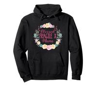 Couronne Florale « Blessed Frigo X Mama » Sweat à Capuche