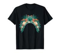 Couronne Florale de la Jungle Tropicale bohème T-Shirt