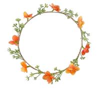 Couronne florale élastique à la mode, bandeau à fleurs pour festivals, fêtes et célébrations