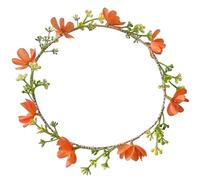 Couronne florale élastique pour cheveux, accessoire pour festival, mariage et événement spécial