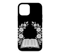 Couronne Florale esthétique Ouverte Bible Foi Coque pour iPhone 12 Mini