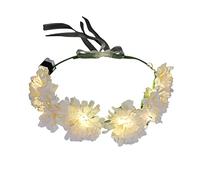 Couronne florale lumineuse LED pour femme