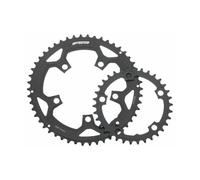 FSA Plateau Super BCD 110 mm 50 dents 5 branches – 10/11 vitesses – Noir/Argent