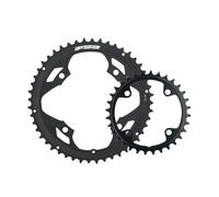 COURONNE FSA OMEGA VERO PRO 120MM 4 TROUS 2X11V 48 DENTS NOIR ALUMINIUM...