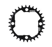COURONNE FSA POWERBOX VTT 1X12V 30 DENTS BCD 96MM 4 TROUS RONDS ALUMINIUM NOIR